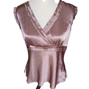 NWT JONES NEW York Tank Top Size 14 Large Satin Whimsigoth Y2K